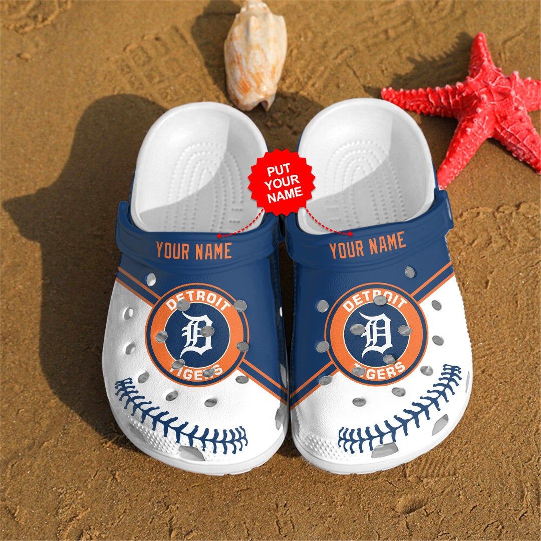 Baseball Crocs – Detroit Tigers Personalized Clog Shoes Colorful For Unisex