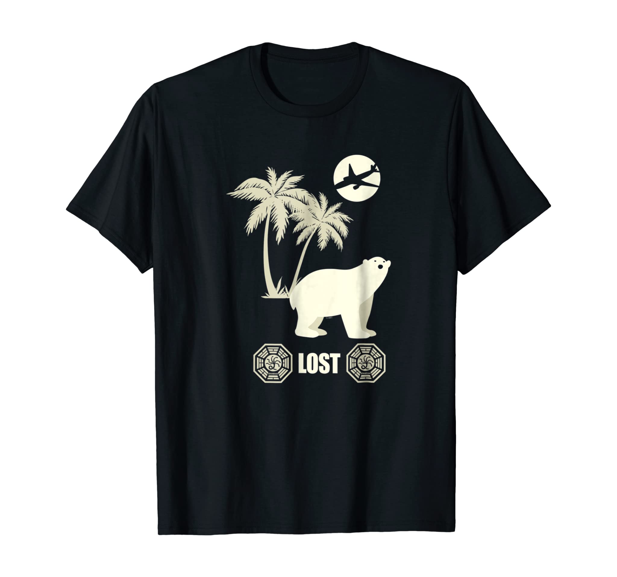 Lost Polar Bear, Island, and Plane T-shirt