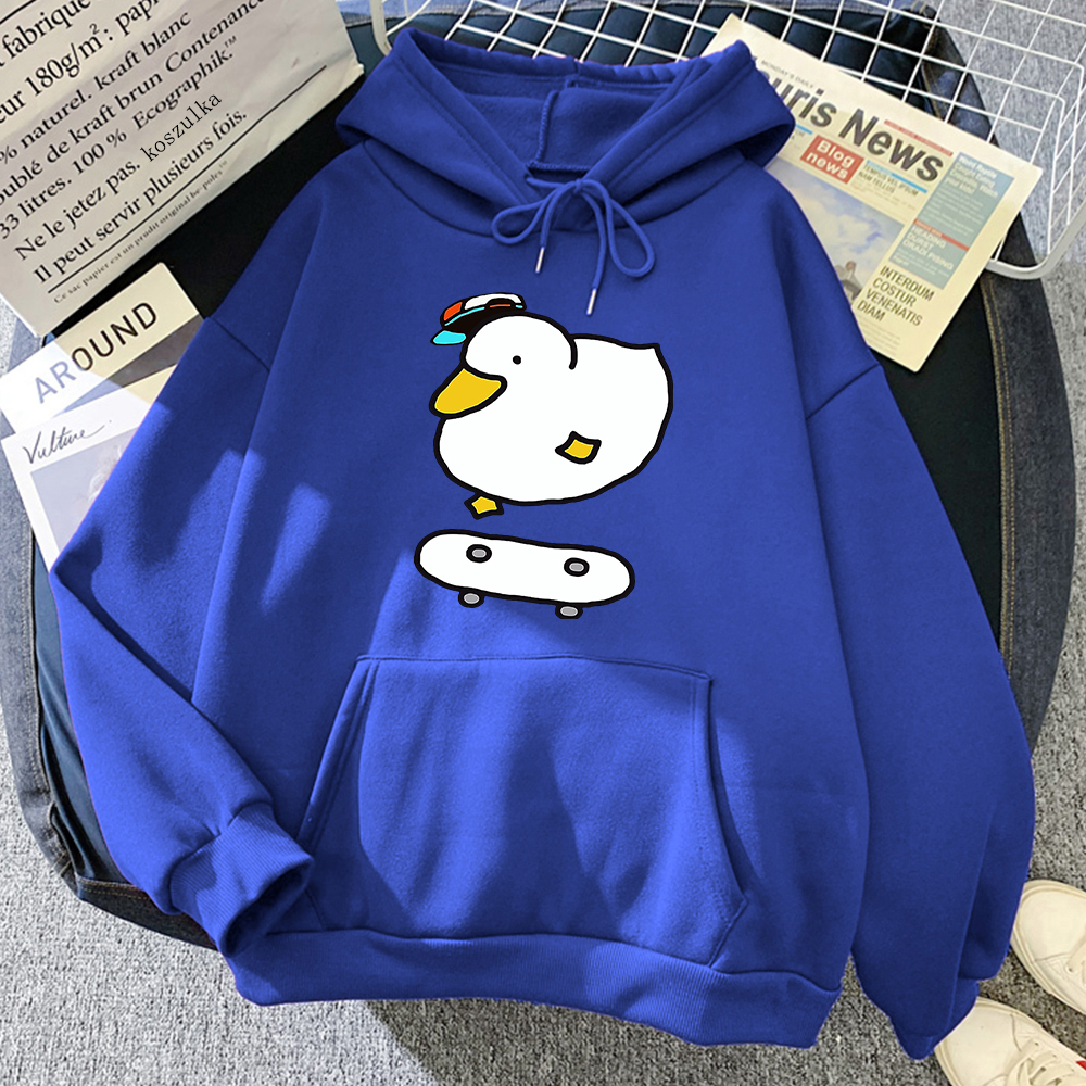 Anime Hololive Skater Shuba Duck Hoodies Aesthetic Clothes Funny Women Spring/Autumn Sweatshirt Kawaii Hoodie Harajuku Sudaderas alx