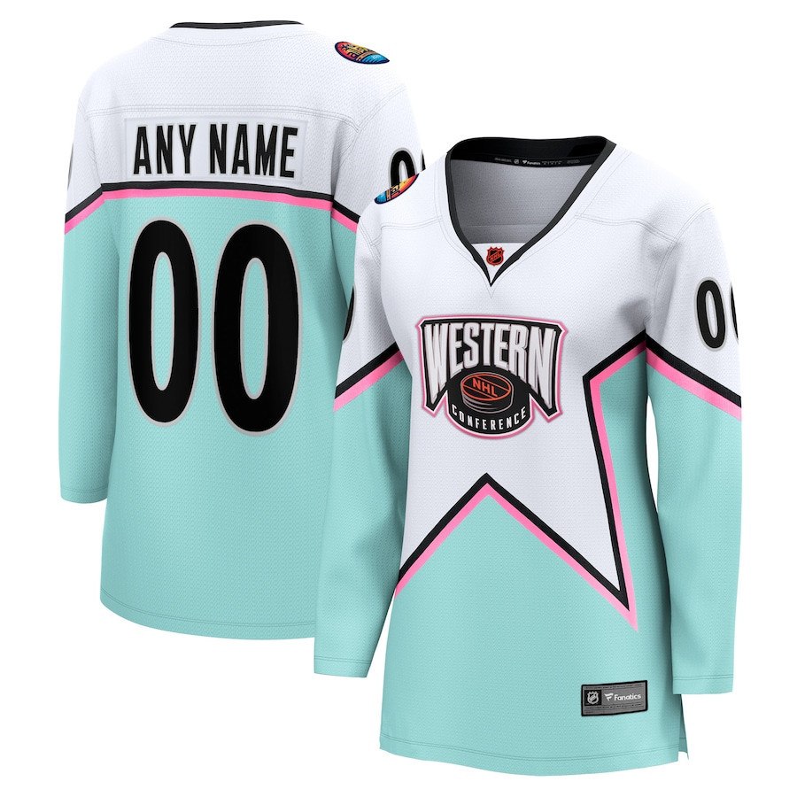 Women’s 2023 NHL All-Star Game – Western Conference Custom Jersey – White