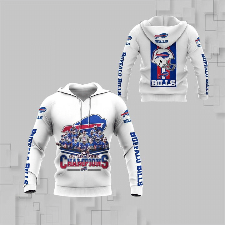 3D ALL OVER PRINTED BUFFALO BILLS HVH-HT SHIRTS VER 1 (WHITE) HN2350184