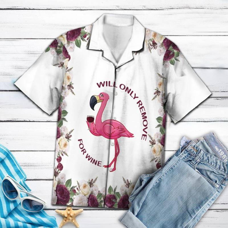 Amazing Flamingo Wine Girl Hawaii Shirt Ha71541