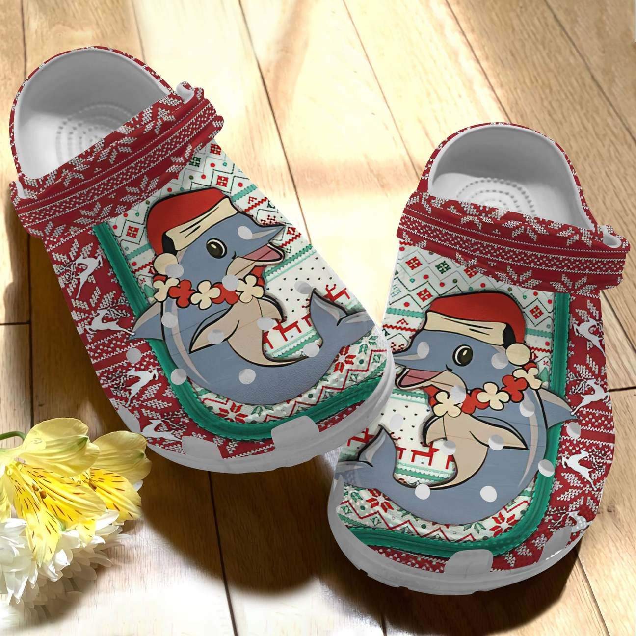 Dolphin Personalized Clog, Custom Name, Text, Color, Number Fashion Style For Women, Men, Kid, Print 3D Winter Dolphin