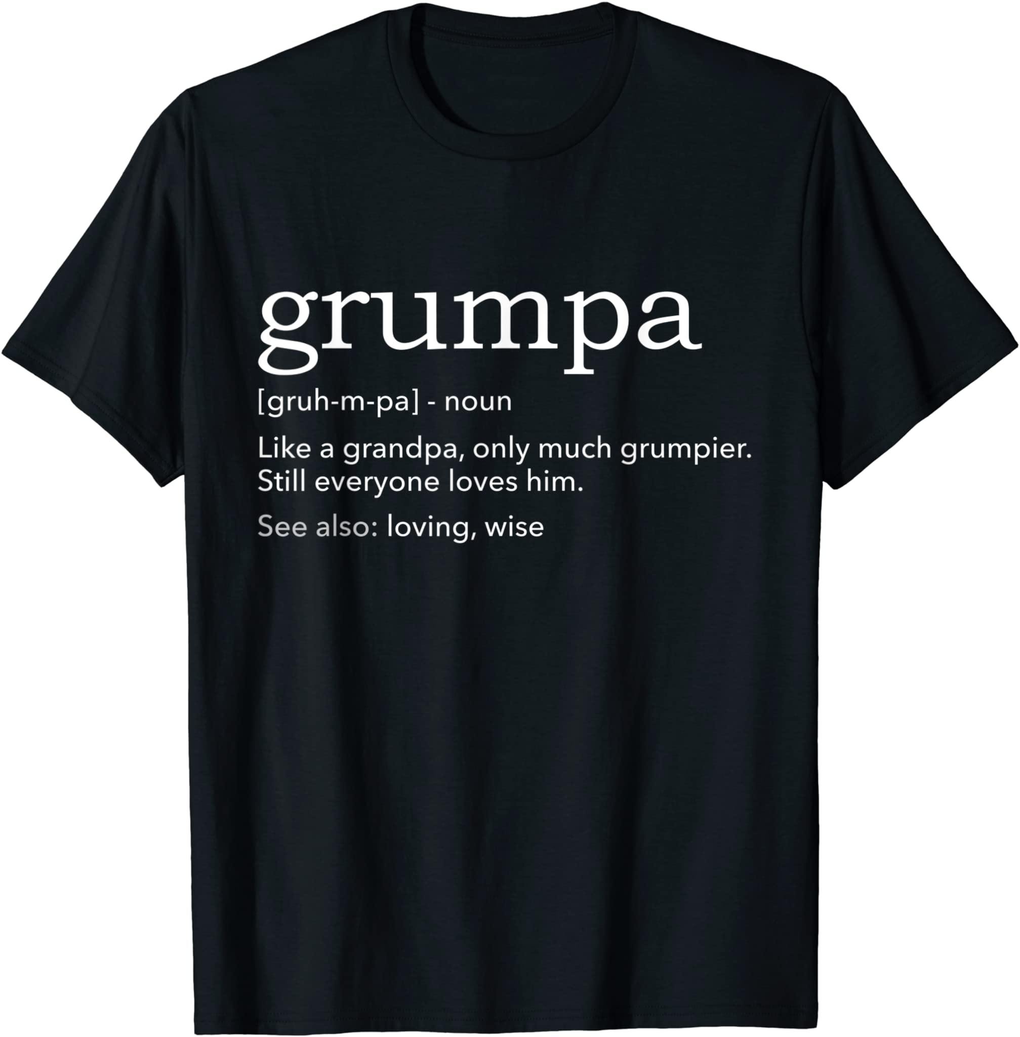 Mens Grumpa Grumpy Grandpa T-Shirt