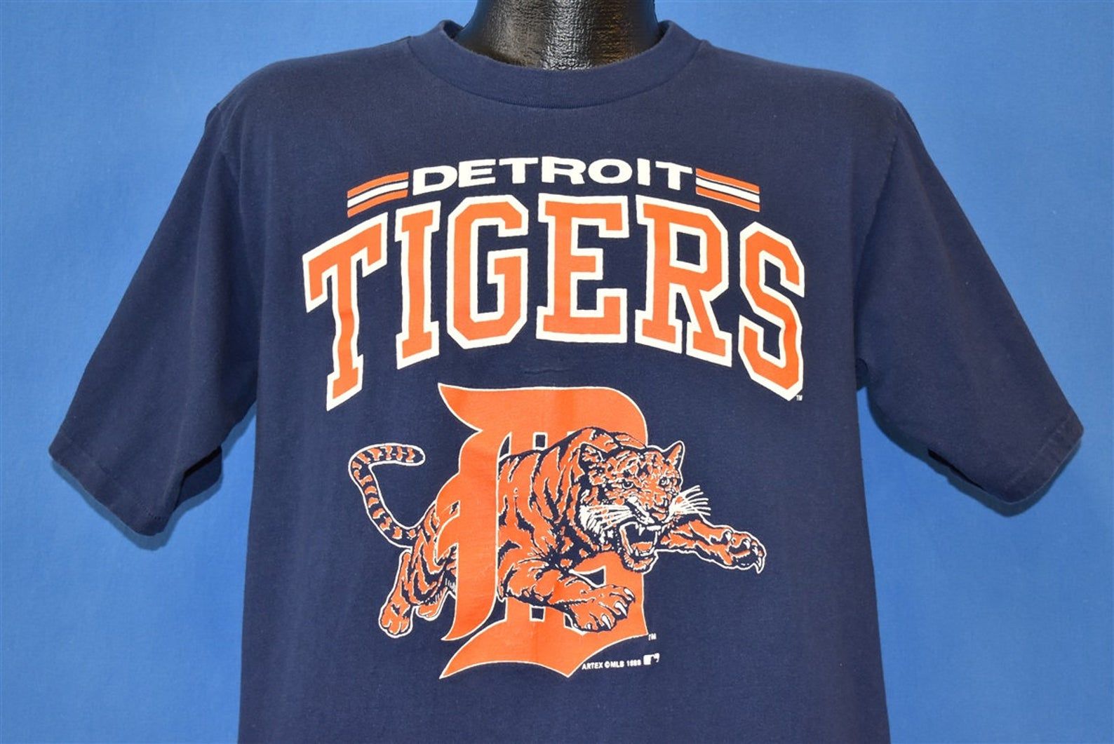 80S Detroit Tigers Mascot T-Shirt