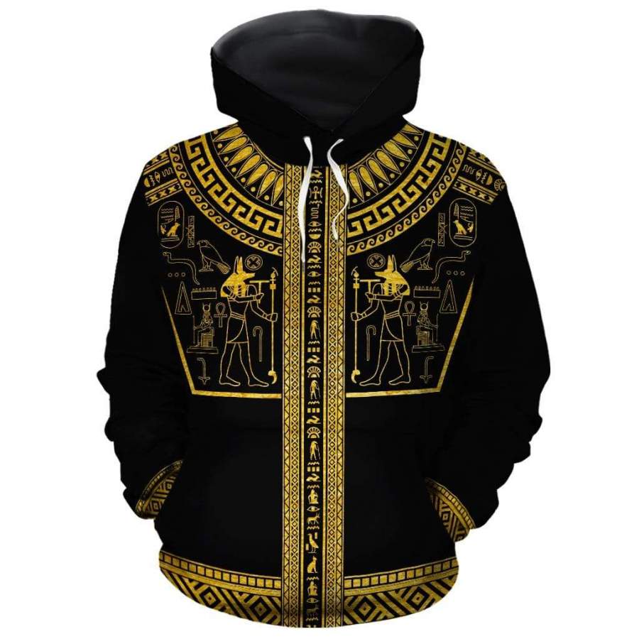 Egyptian Gold Pharaoh All-over Hoodie