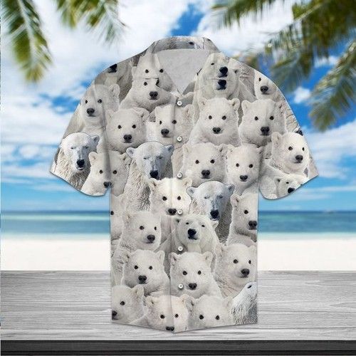 Felobo Hawaiian Shirt Polar Bear Awesome Ha38390