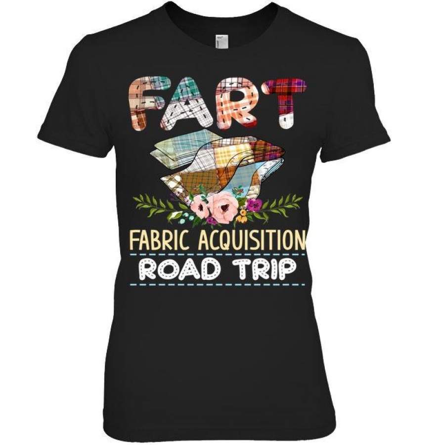 Quilting Fart Road Trip Cute Shirt Ladies Tee