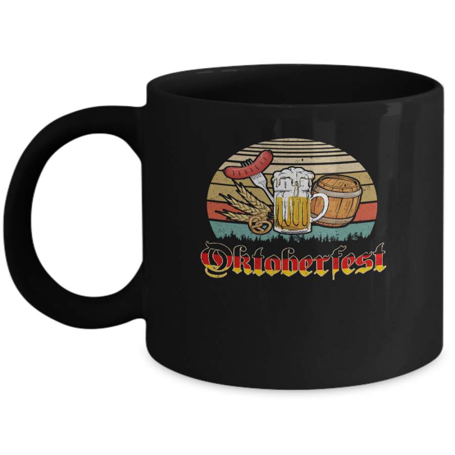 Vintage Oktoberfest Drinking Germany Beer Oktoberfest Mug