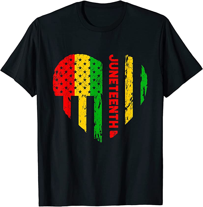 Proud Black Queen Afro African American For Juneteenth Day T-Shirt