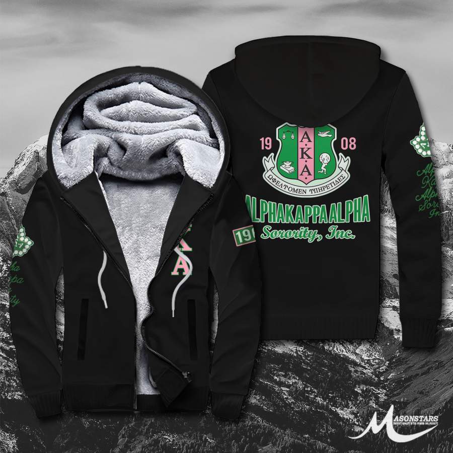 Alpha Kappa Alpha Fleece Zip Hoodies 281020193