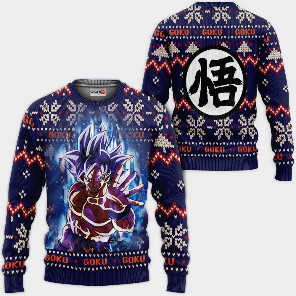 dragon ball christmas sweaters