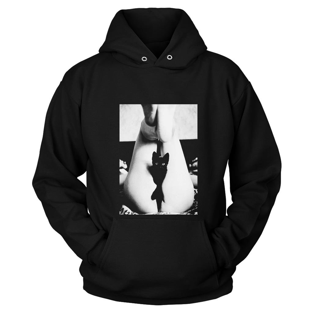 Black Cat Pussy Kitten Sexy Girl Unisex Hoodie