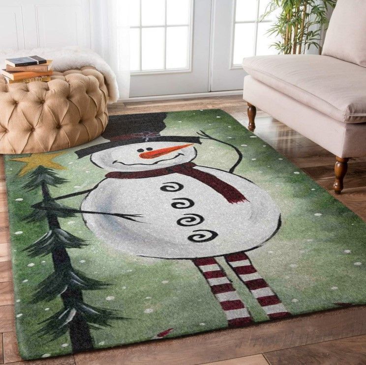 Vintage Snowman CLT0412078A Rug