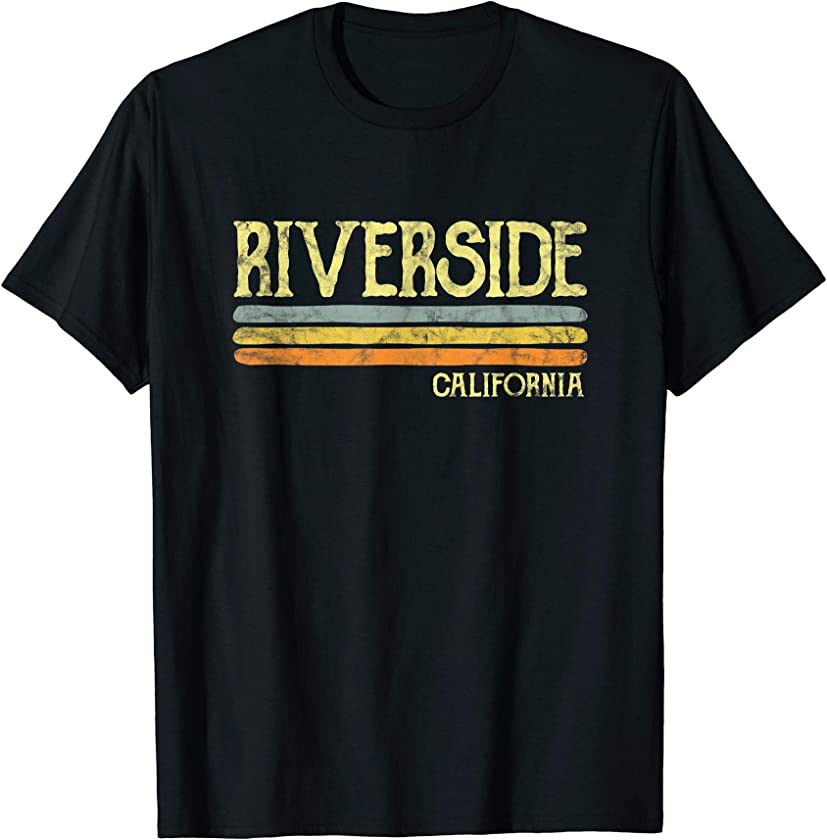 Vintage Riverside California Ca T-shirt Love Gift Souvenir