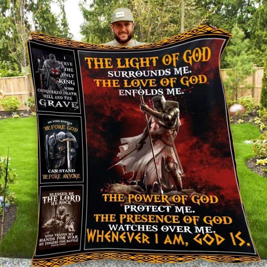 The Power Of God Protect Me Blanket Gift For Christian