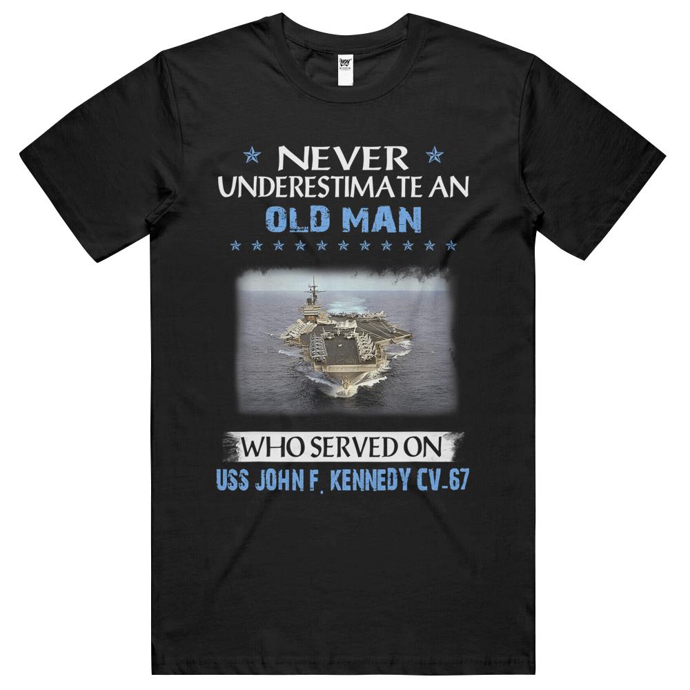 Uss John F. Kennedy Cv-67 Veterans Day Father Day Gift T Shirts