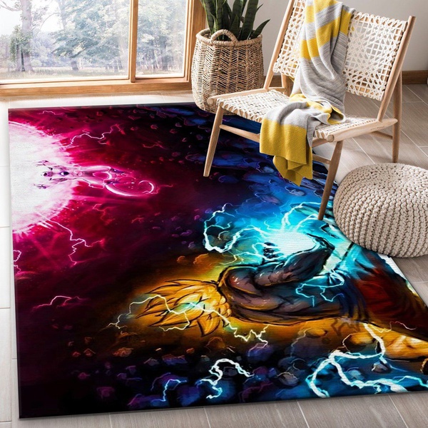 Dragon Ball Z DGZ Area Rug Movie Floor Decor 190911 Dining Room Rugs