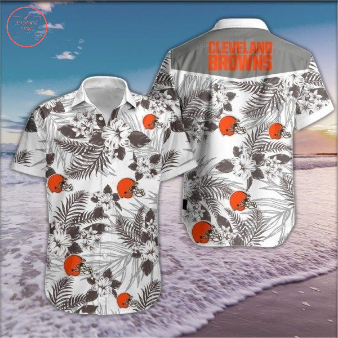 Nfl Cleveland Browns Floral Hawaii Shirts Diosweater Ha38955