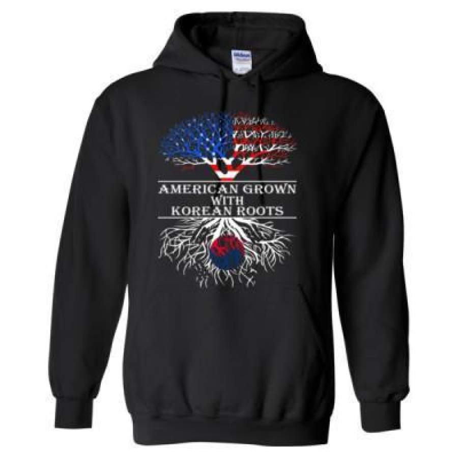 AGR American Grown With Korean Roots – Heavy Blend™ Hooded Sweatshirt