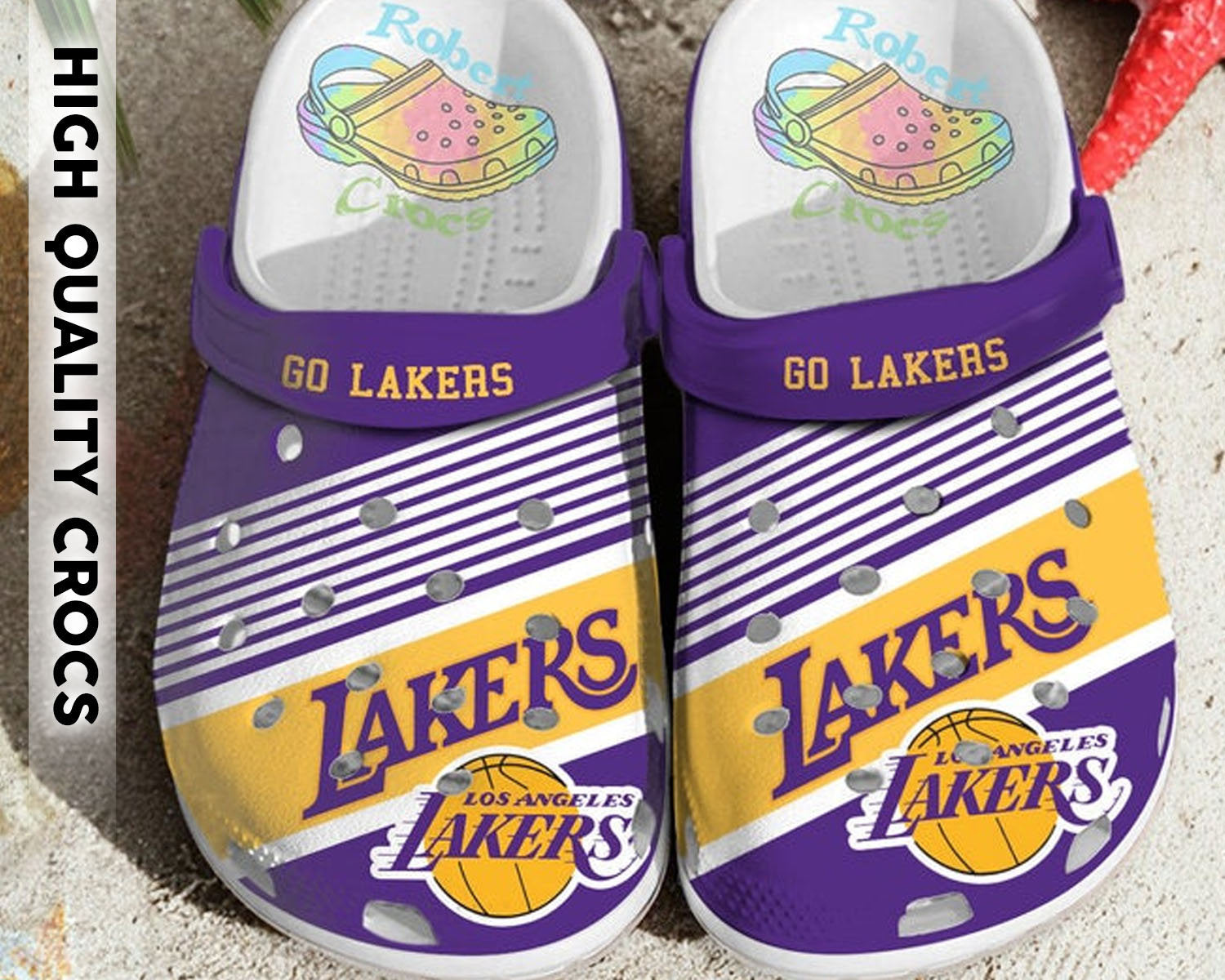 Lakers Crocs Crocband Clog – Tepchase Store