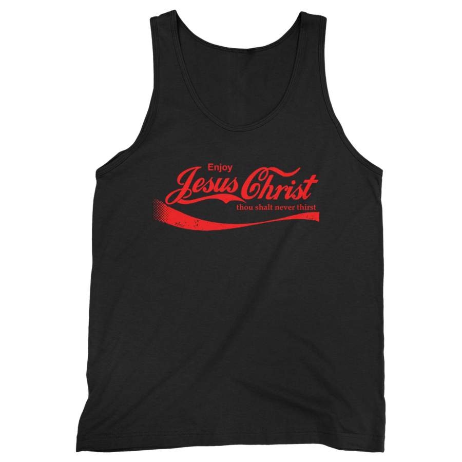 Funny Enjoy Jesus Christ Man’s Tank Top