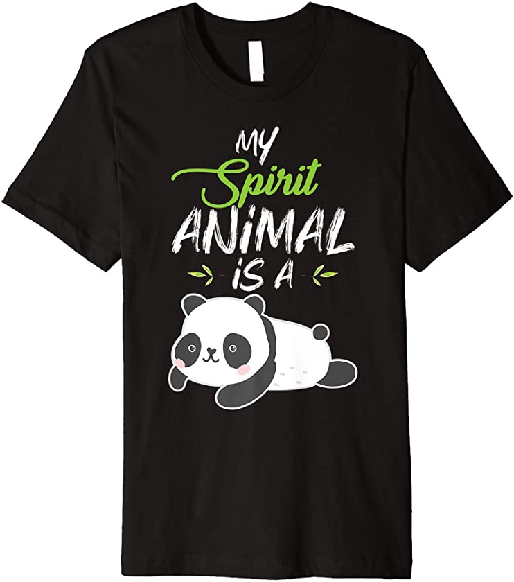 Spirit Animal Panda Bear Cute Panda Bear Classic Gift Premium T-Shirt