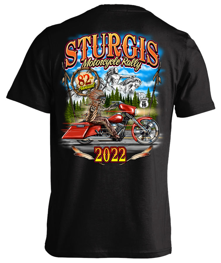 2022 Sturgis Motorcycle Rally Crazy Horse – 82Nd Anniversary T-Shirt