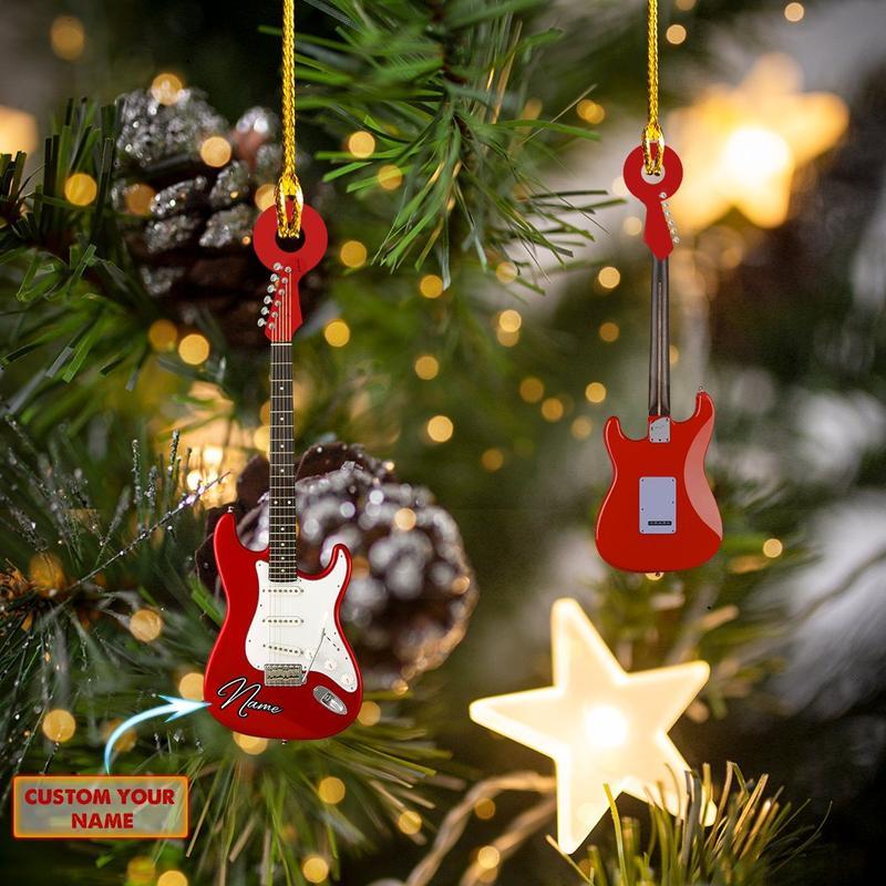 Electric Guitar Custom Shaped Ornament