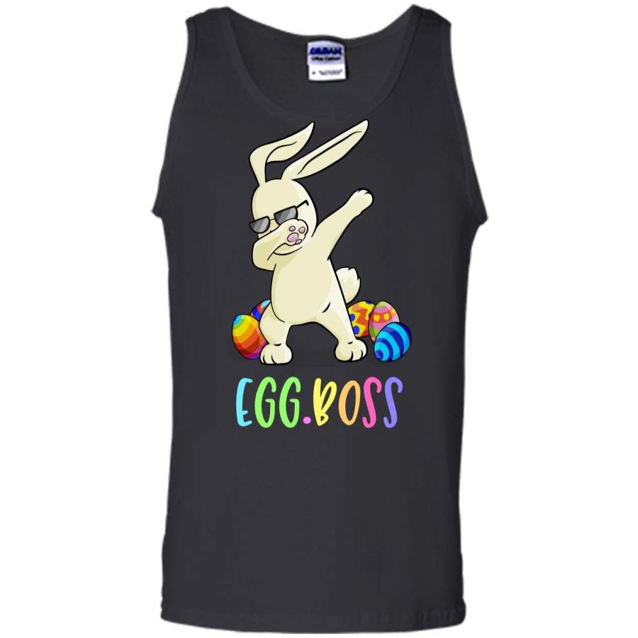 Dabbing Egg Boss Easter Bunny T-Shirt Easter Shirt Tank Top