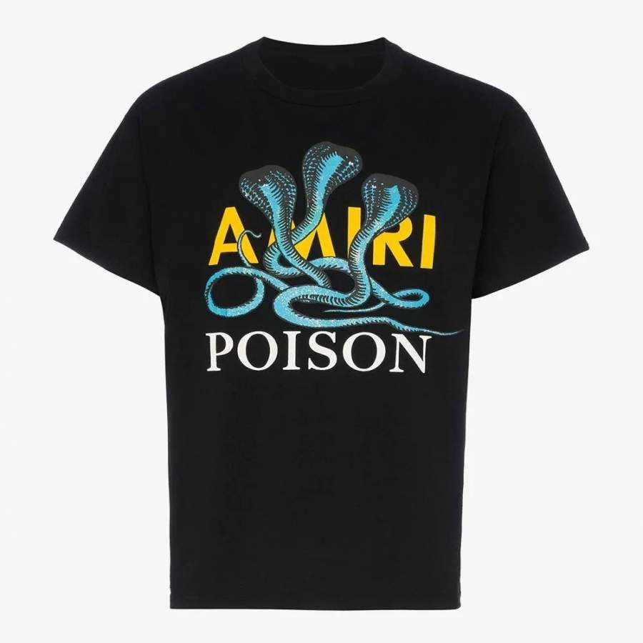 Amiri Snake Poison Printed Cotton Men’s T-Shirt