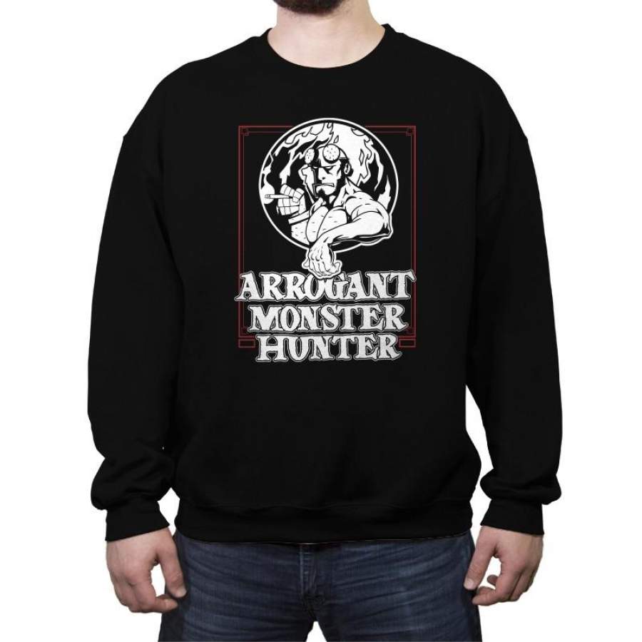 Arrogant Monster Hunter – Crew Neck Sweatshirt