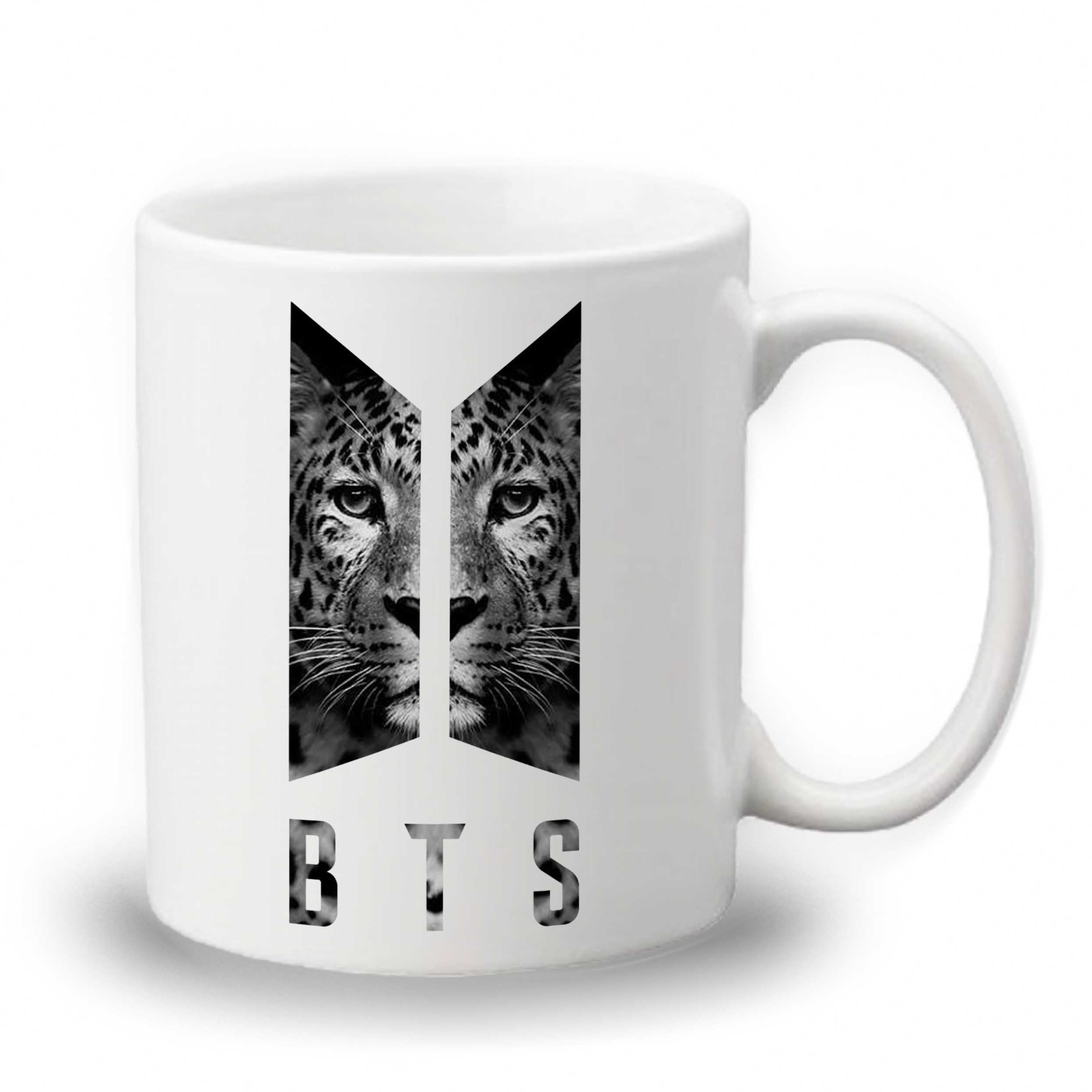 BTS Logo Leopard Mug