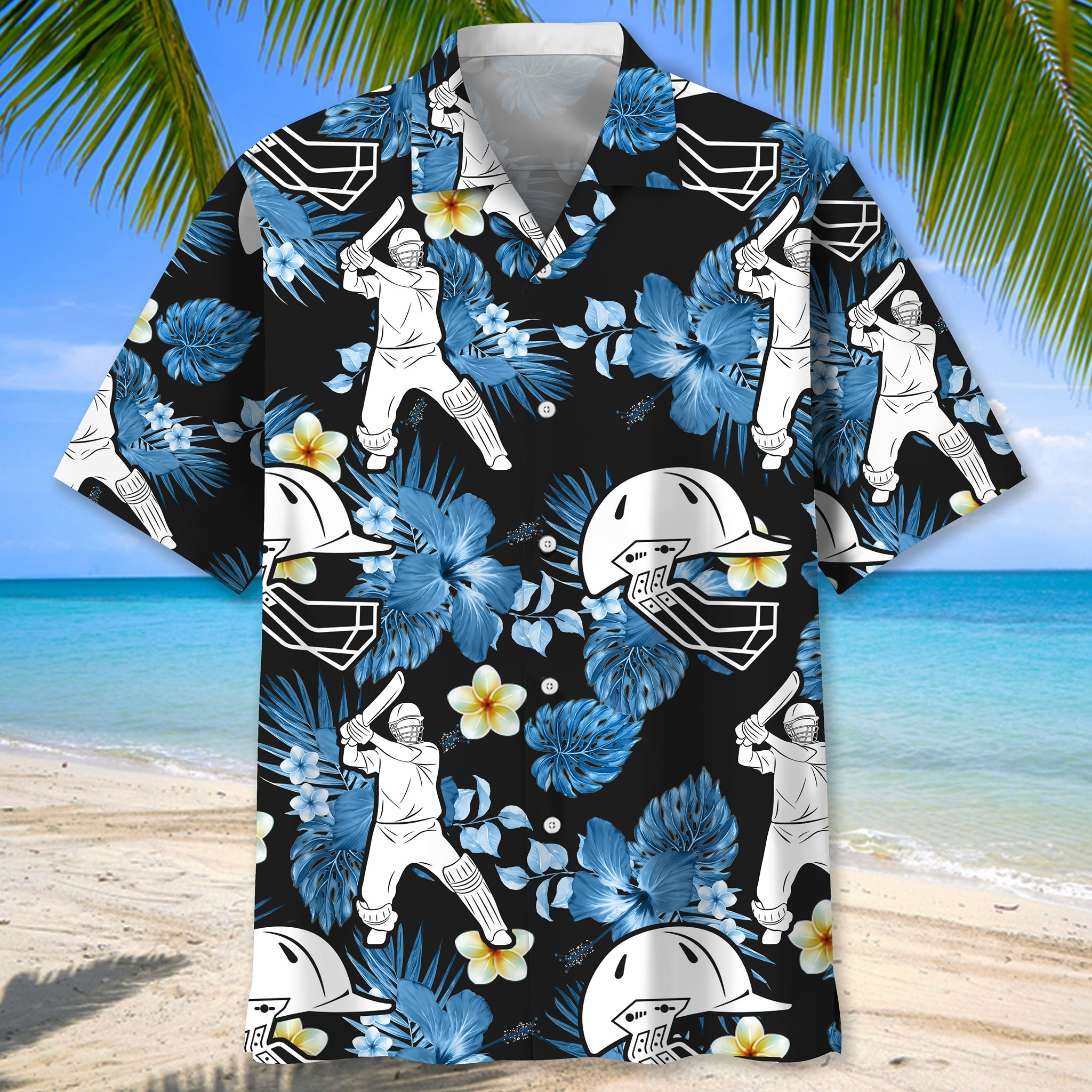 Cricket Nature Tropical Blue Hawaii Shirt Ha88104