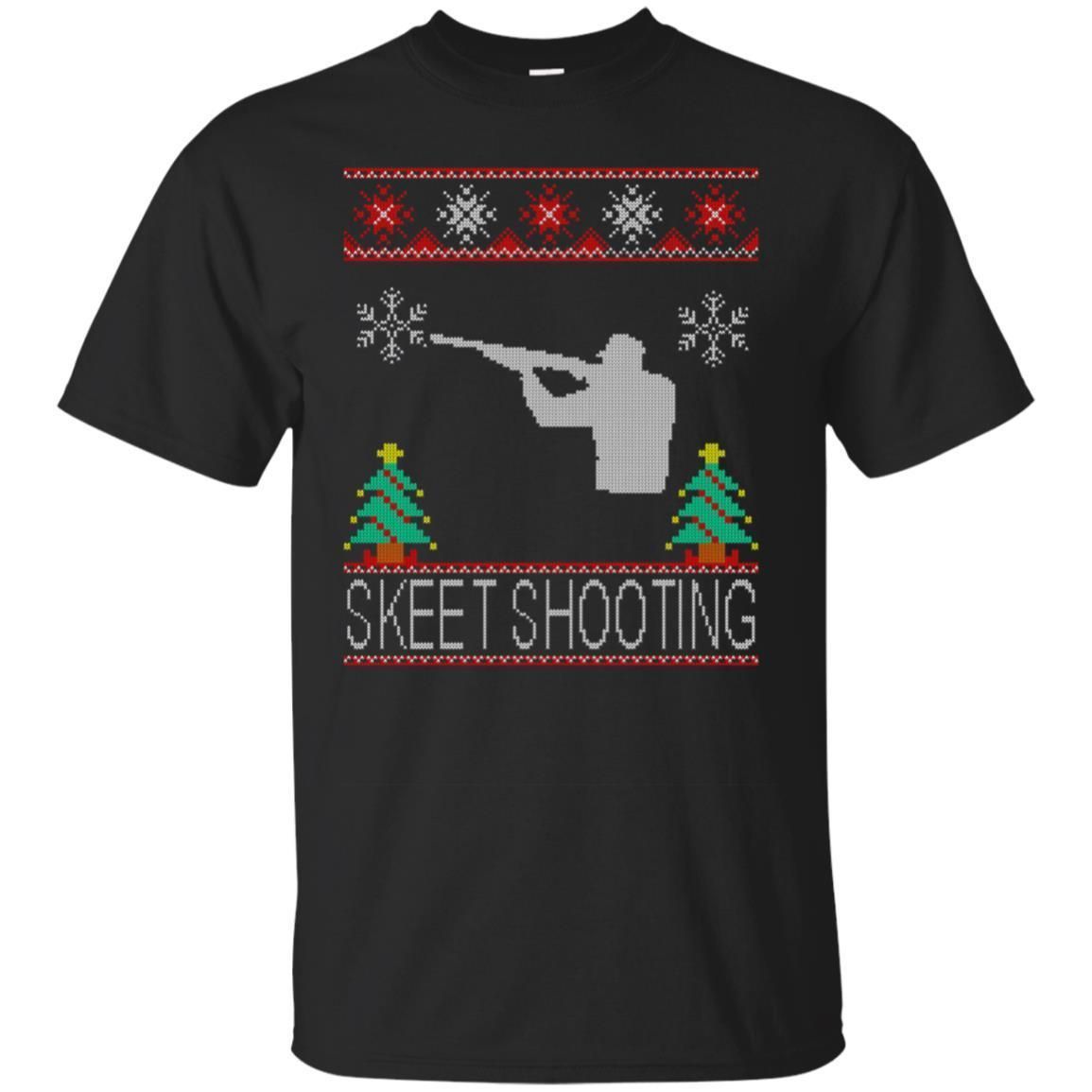 Buy Skeet Shooting Ugly Christmas Shirt