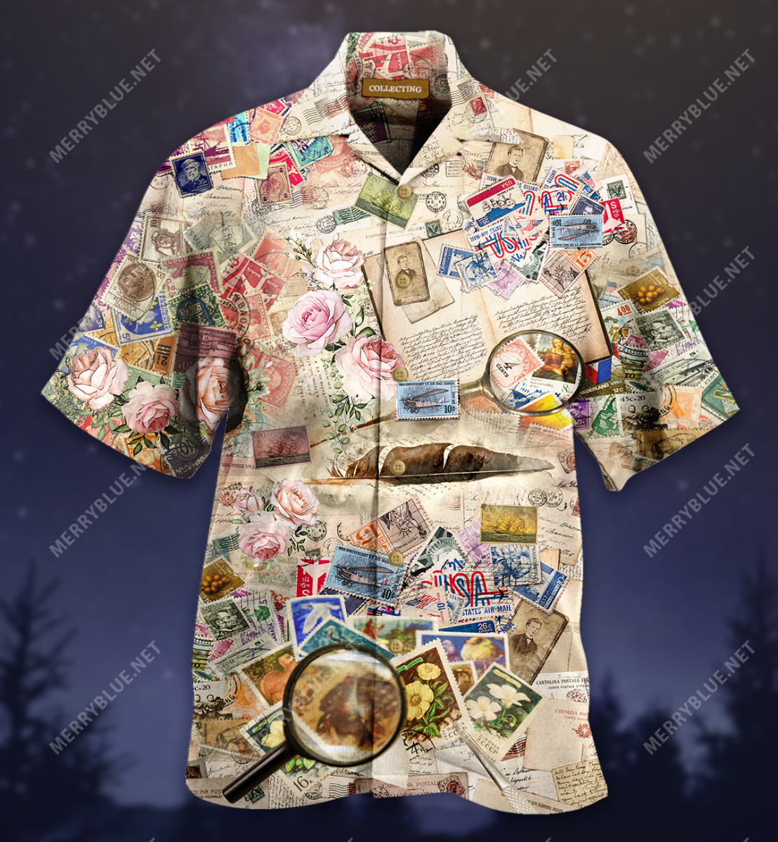 Collecting Stamps Is Favorite Hobby Hawaii Shirt Ha72088