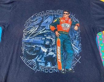 Vintage Y2k Jeff Gordon Shirt – Sz  – Nascar 2000s Tee Dupont 5885