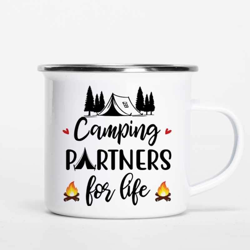 Camping Partners For Life Personalized Campfire Mug