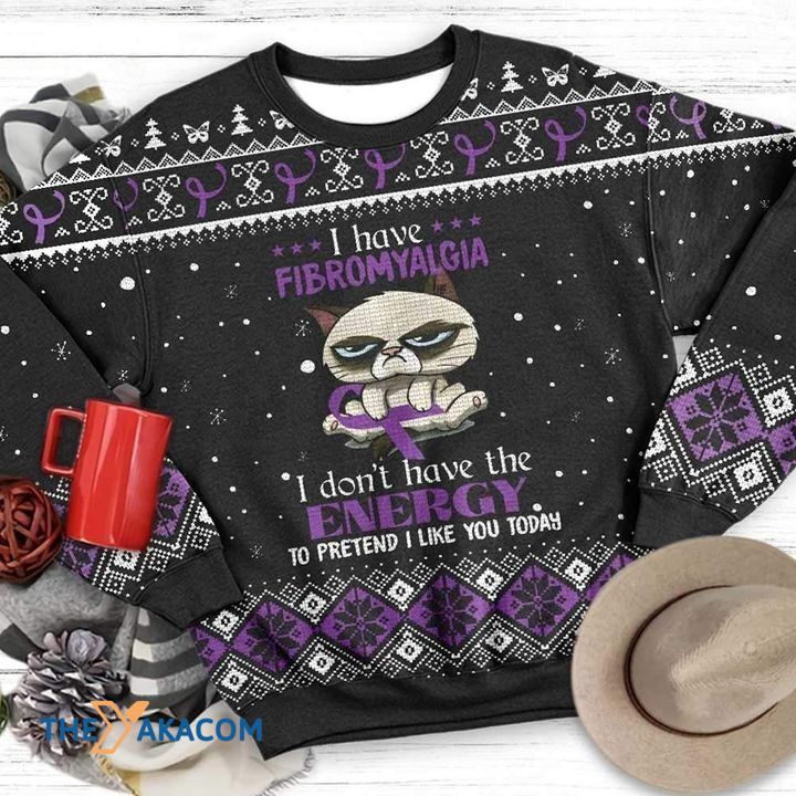 Sloth With Purple Ribbon I Don’T Have The Energy To Pretend I Like You Gift For Christmas Ugly Christmas Sweater