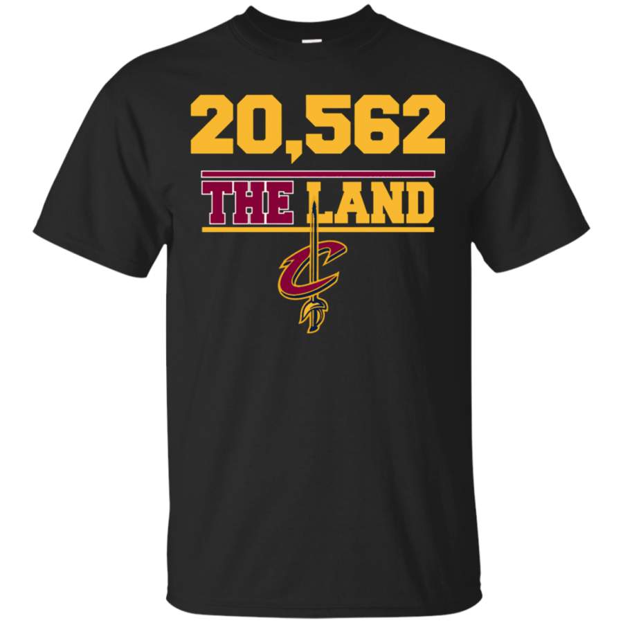 AGR 20 562 Cavs Cle 20,562 The Land  shirt Cotton t shirt