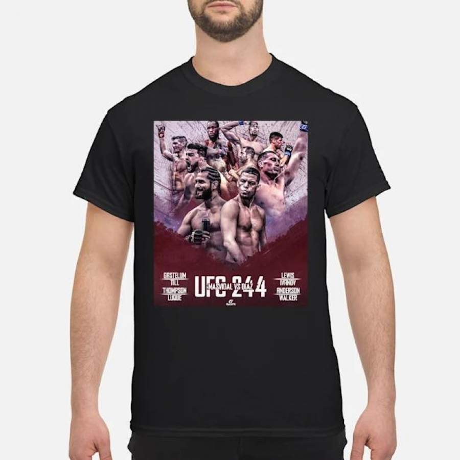 UFC 244 Nate Diaz vs Jorge Masvidal Poster Shirt