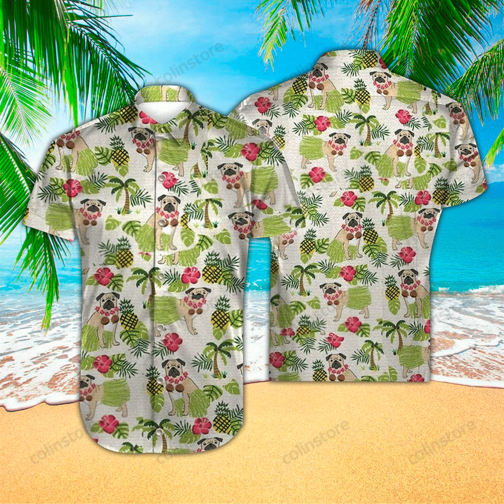 Pug Hawaii Shirt For Lovers Aloha Ha56969