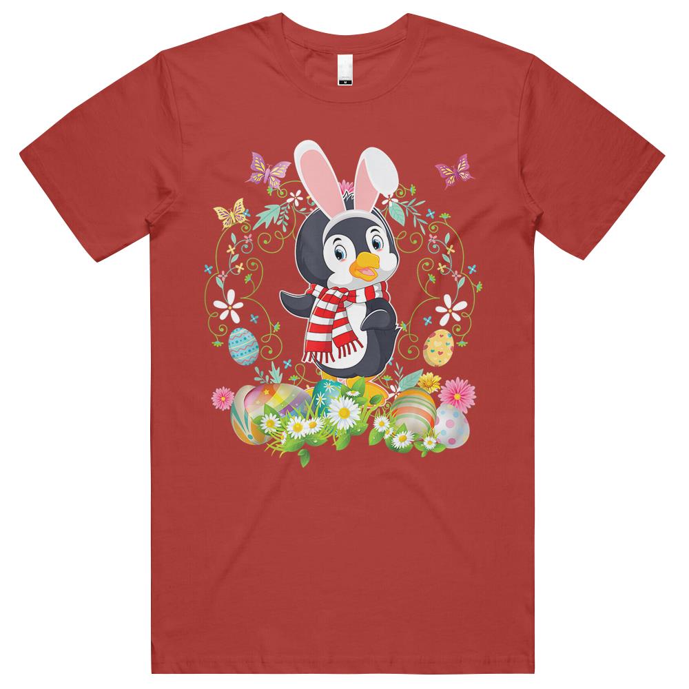 Bunny Penguin Happy Easter Day Lover Egg Hunt Lovely Cute T Shirts