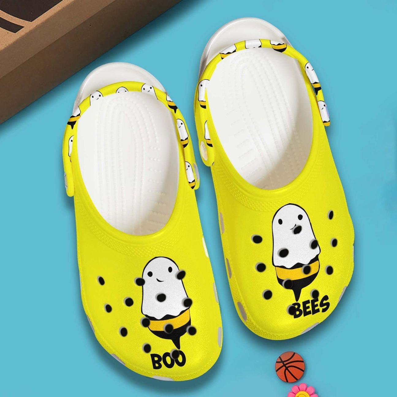 Bee Personalized Clog, Custom Name, Text, Color, Number Fashion Style For Women, Men, Kid, Print 3D Boo Bees