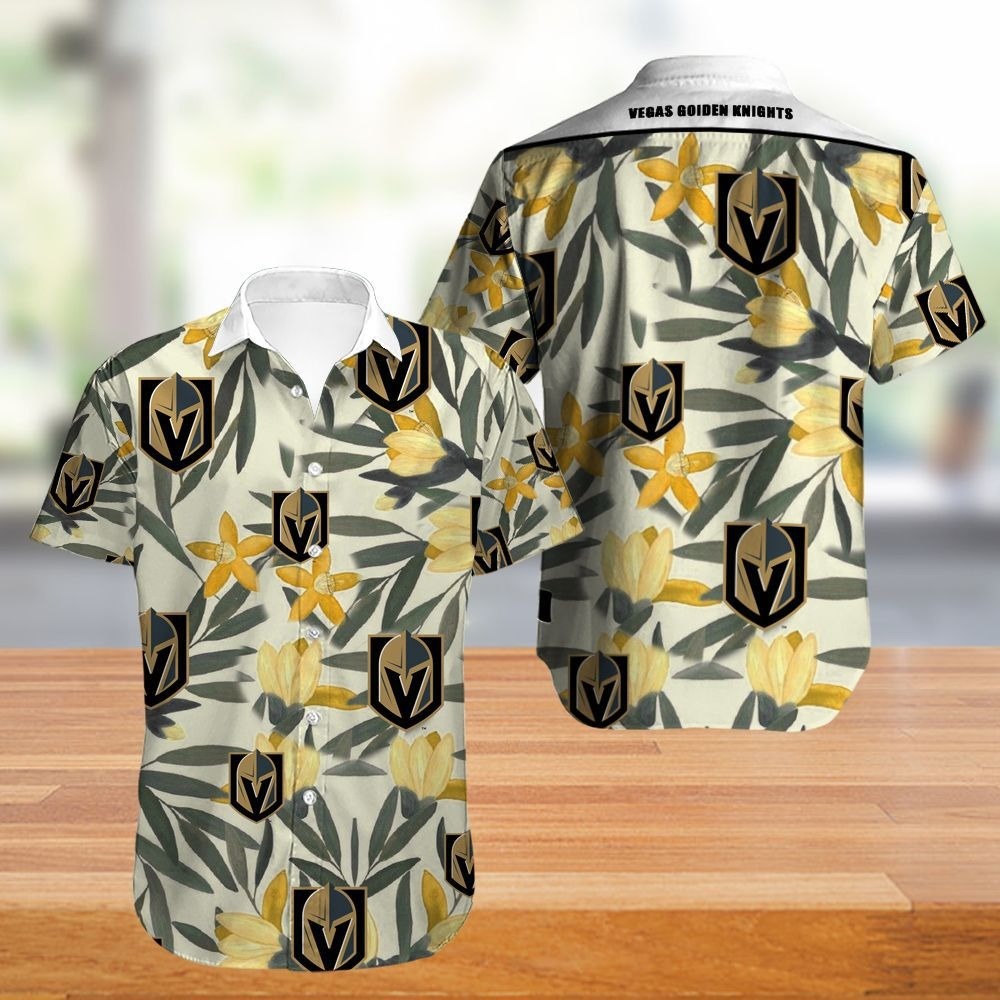 Vegas Golden Knights Hawaii Shirt Tropical Flowers Summer For Fans Ha28063