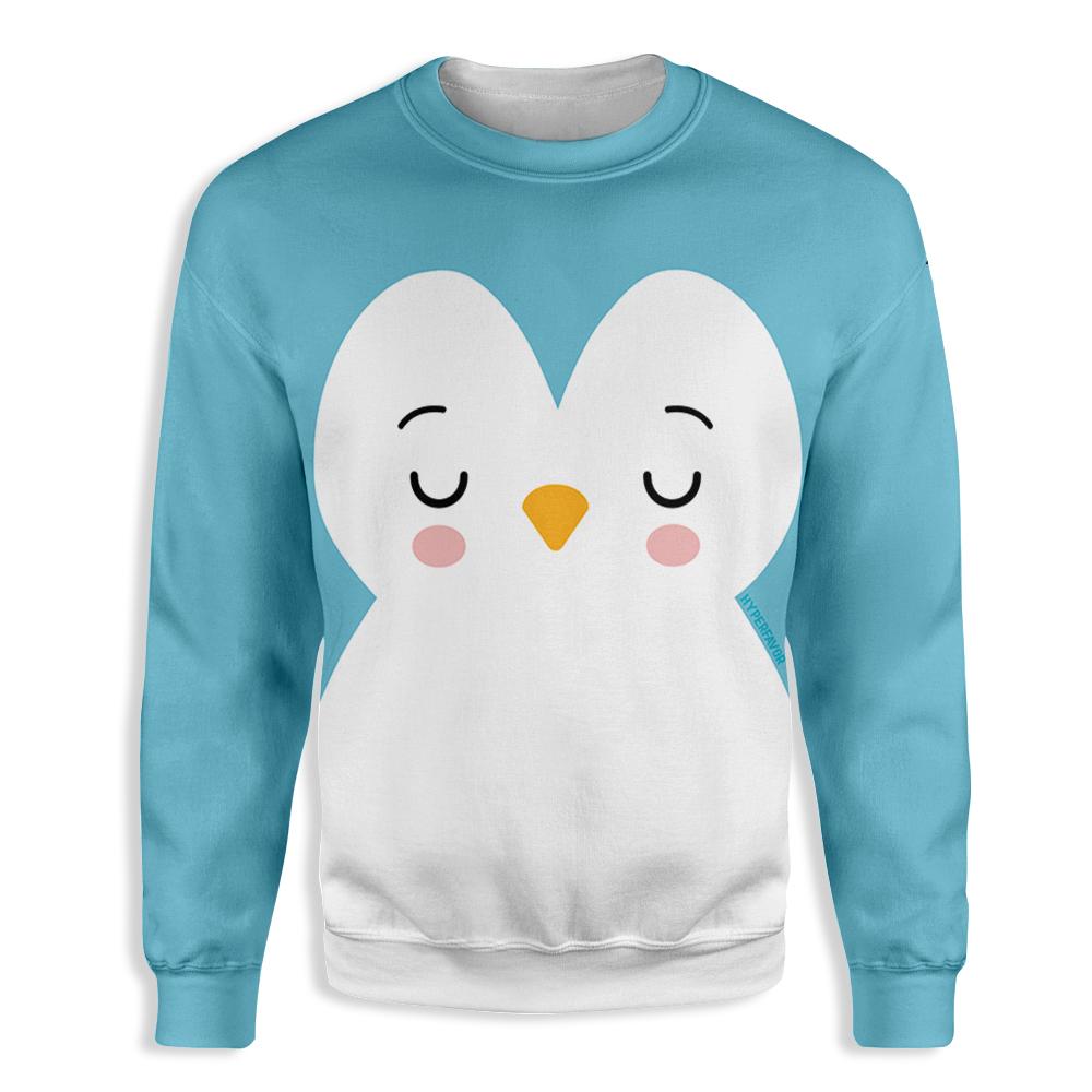 Im A Super Cute Penguin Animal Ez20 0411 All Over Print Sweatshirt