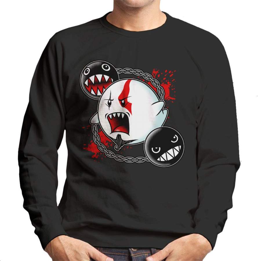 Ghost Of Sparta God Of War Mario Men’s Sweatshirt