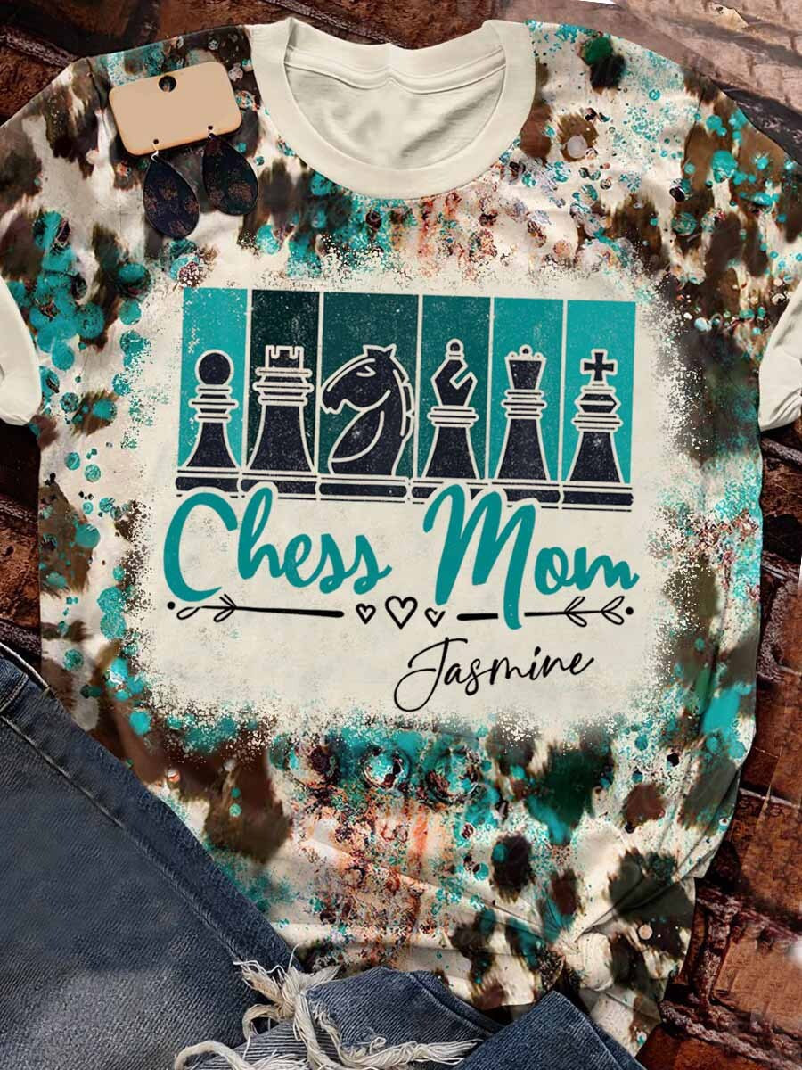 Chess Mom Leopard Cow Twinkle 3D T-Shirt Hoodies Customize Gift Farmer Women- Gtsz016