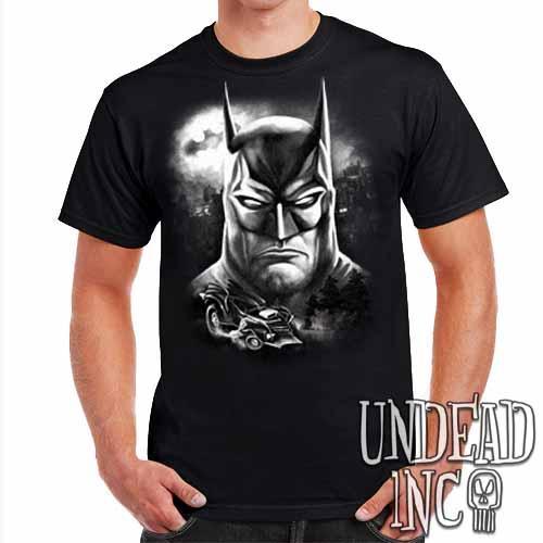 Batman – Mens T Shirt Black Grey