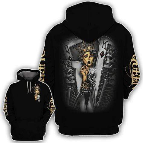 Skull Queen Diamond Hoodie 3D